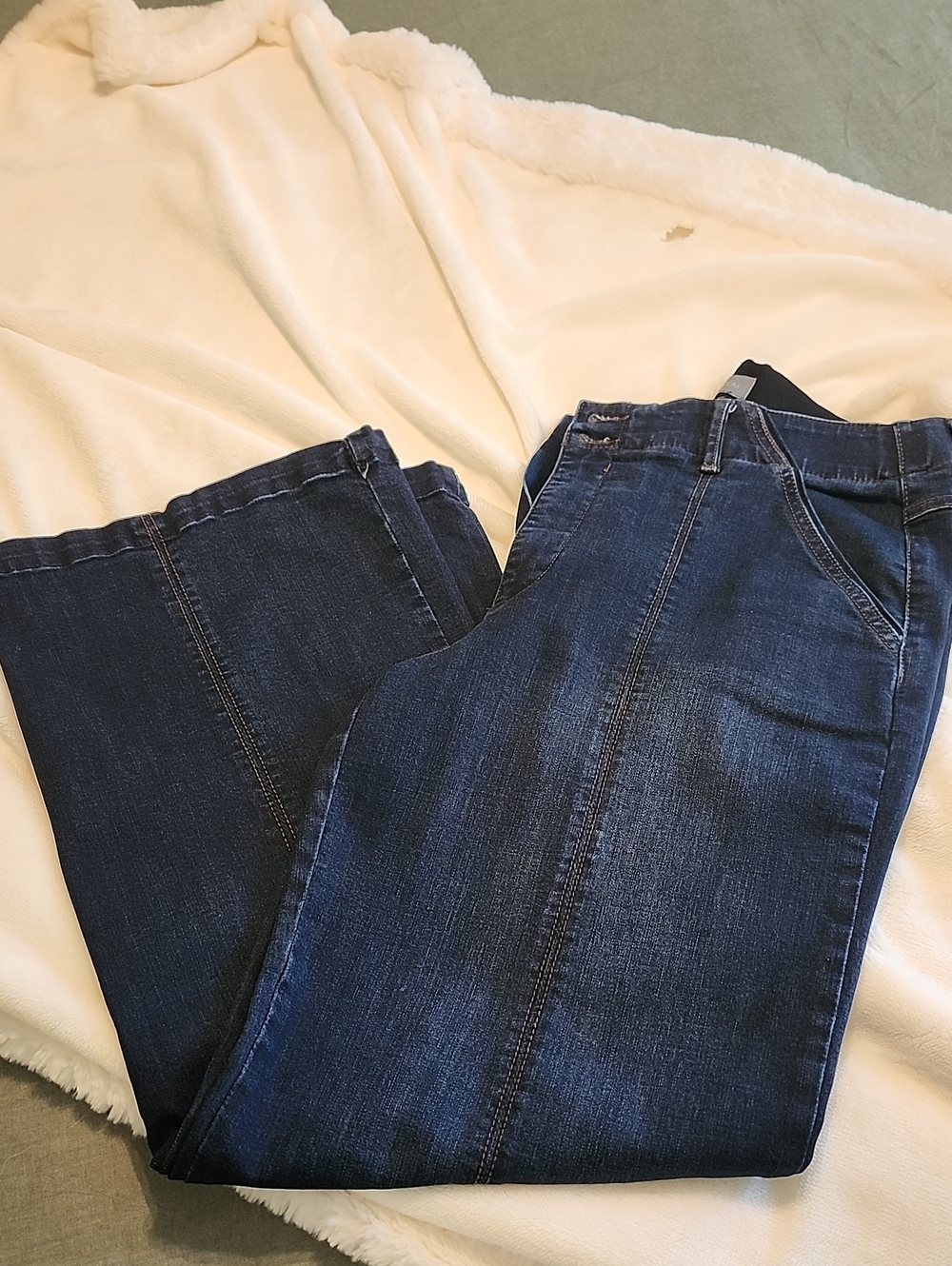 Wit & Wisdom Dark Blue Boot Cut Jeans